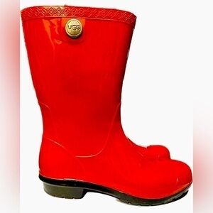 Red UGG Rainboots Sienna Water-boots
